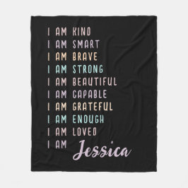 Manta Polar Afirmaciones Positivas Para Mujeres Personalizadas