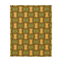 Afo Pop Kente Fleece Blanket