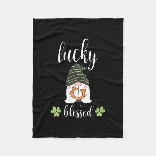 Manta Polar Afortunado Y Bendecido