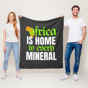 Manta Polar África es el hogar de todos los minerales