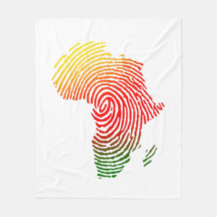 Manta Polar Africa Finger Print, Black History, Equal Rights,