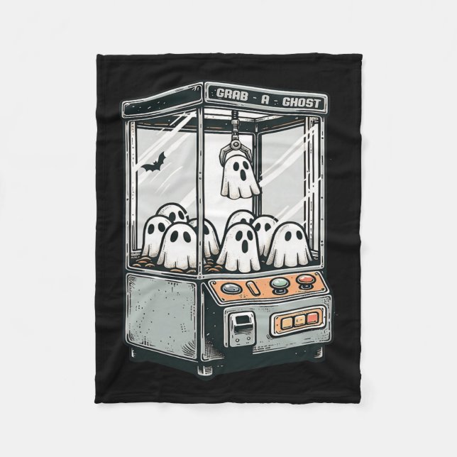 Manta Polar Agarra Una Máquina De Fantasma Arcade Funny Hallow (Anverso)