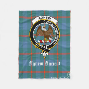 Manta Polar Agnew Ancient Clan Tartan Scotland Fleece Blanket