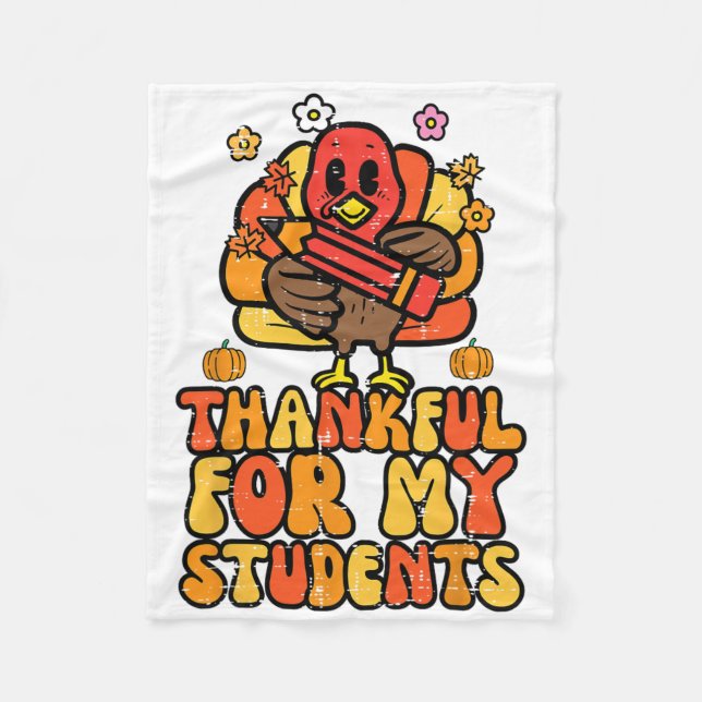 Manta Polar Agradecimiento Para Mi Estudiante Profesor De Acci (Anverso)