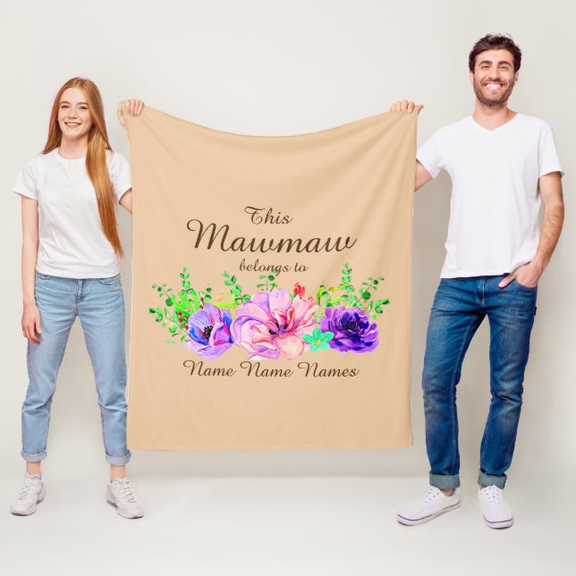 Manta Polar Agregar o editar nombres - Este Mawmaw pertenece a (In situ)