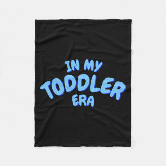 Manta Polar Agregar palabra en mi camiseta azul de la era de m