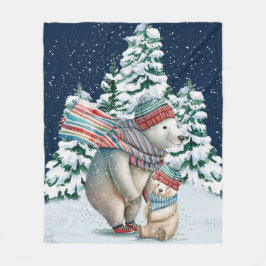 Manta Polar Aguas cortas y osos polares