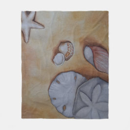 Manta Polar Aguas marinas en la costa