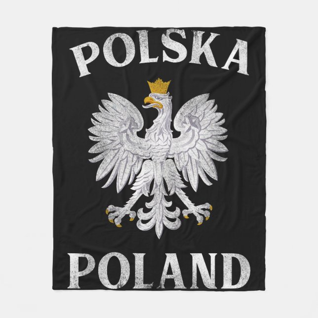 Manta Polar Águila Polaca T Polonia Escudo De Armas Polska (Anverso)