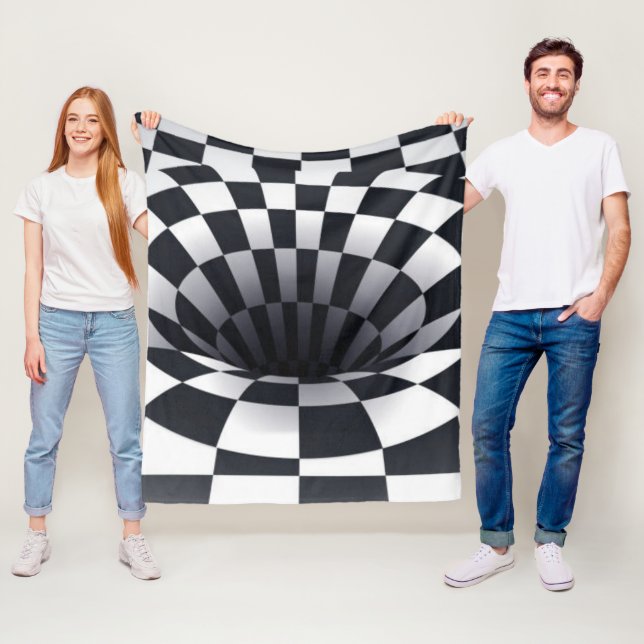 Manta Polar Agujero blanco y negro (In situ)