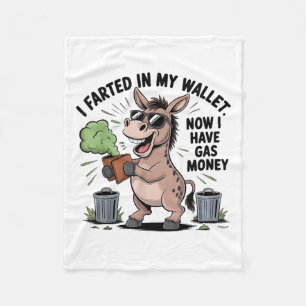 Manta Polar Ahora, En Mi Cartera Tengo Dinero Del Gas Gracioso