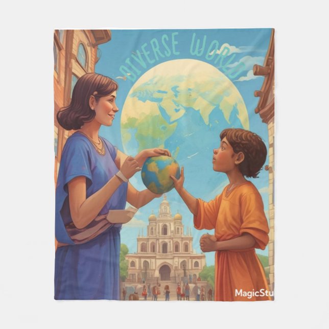 Manta Polar AI Diverse World Blanket (Anverso)
