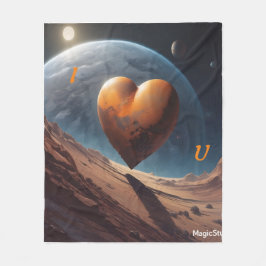 Manta Polar AI Out of This World I Love You Blanket