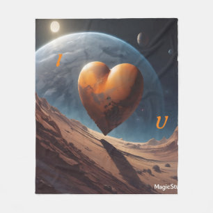 Manta Polar AI Out of This World I Love You Blanket