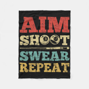 Manta Polar Aim Shoot Swear Repetir 8 Ball Pool Player Billiar