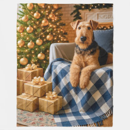 Manta Polar Airedale Terrier Holiday