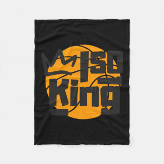 Manta Polar Aislamiento de baloncesto programa Rey Un Hombre