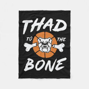 Manta Polar Al Bulldog Humano Divertido Perro Papá