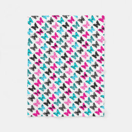 Manta Polar Alas caprichosas: Bayas y azules