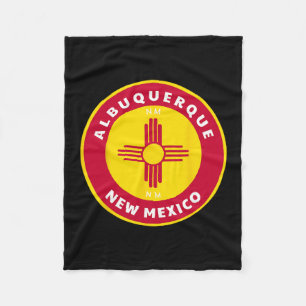 Manta Polar Albuquerque Nuevo México Nm Zia Bandera Orgullo Dg