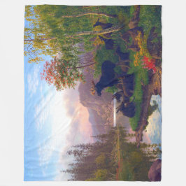 Manta Polar Alce majestuoso en un paisaje otoñal sueco