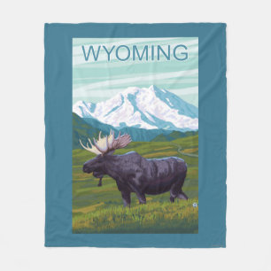 Manta Polar Alces con MountainWyoming
