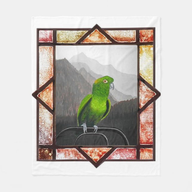 Manta Polar Aldo My Amazon Parrot (Anverso)