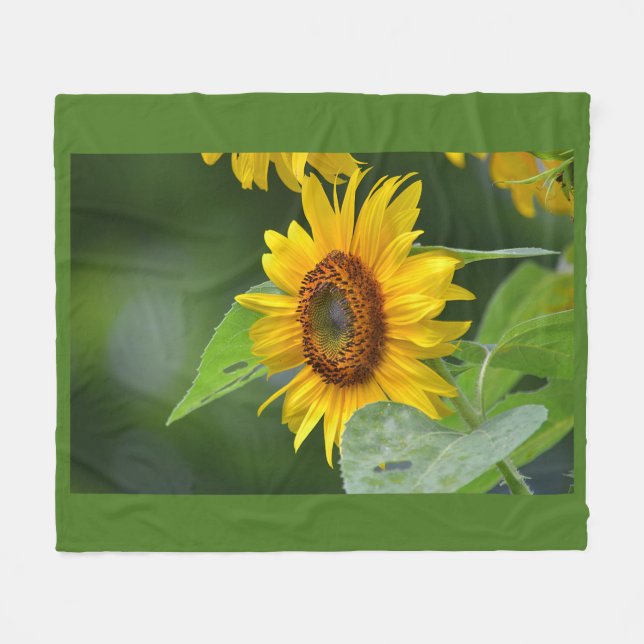 Manta Polar Alegre Sunflower Blanket (Frente (Horizontal))