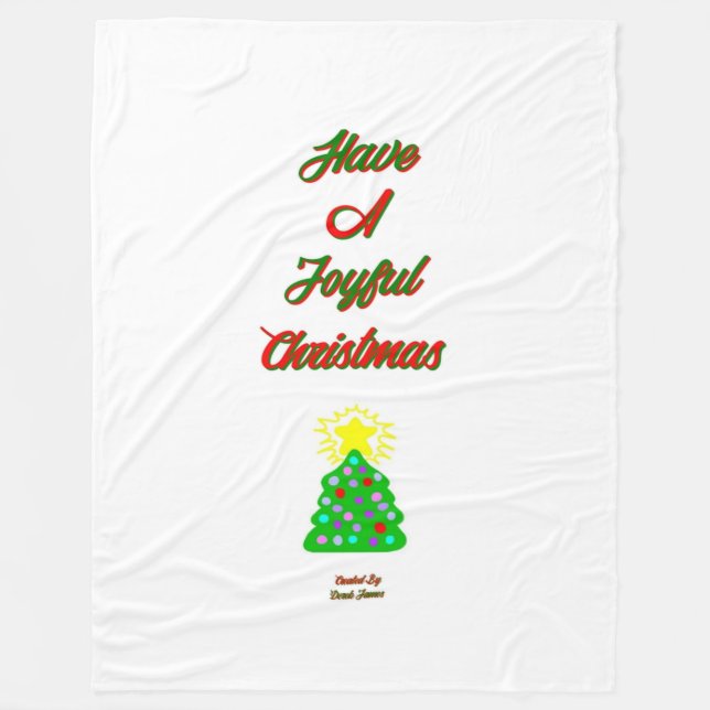 Manta Polar Alegres Navidades Gran Funda (Anverso)