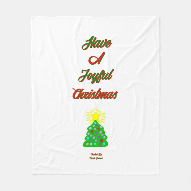 Manta Polar Alegres Navidades Media Fleece Blanket (Anverso)