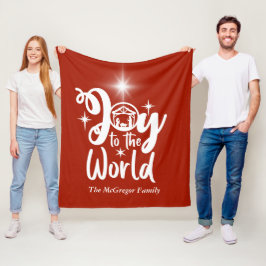 Manta Polar Alegría de la Natividad de los navidades al mundo 