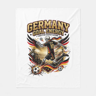 Manta Polar Alemania Gol Energía Esqueleto Delantero Naciones