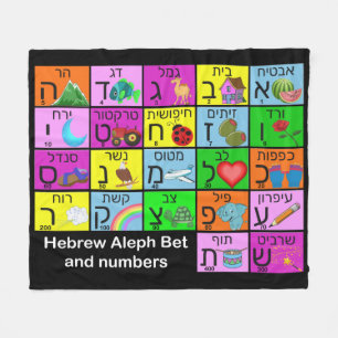 Manta Polar Alephbet hebreo