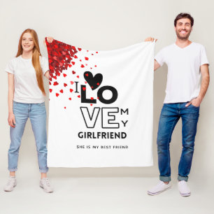 Manta Polar ¡Alerta de novia más HOT! Premio de texto 'Amo a m
