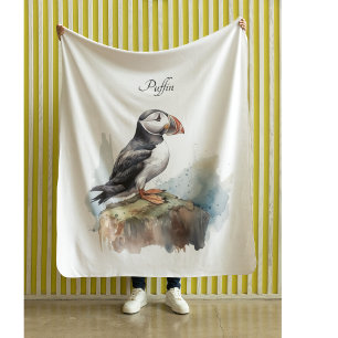 Manta Polar Aleta en una acuarela de rock, personalizado