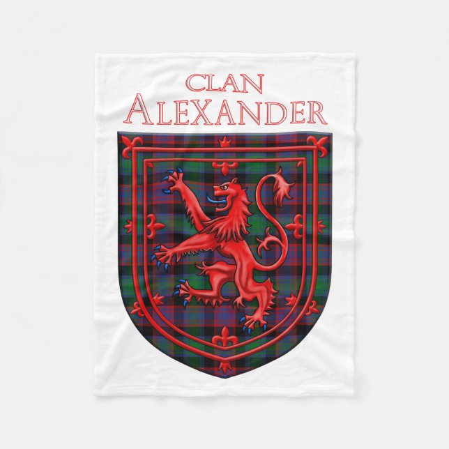 Manta Polar Alexander Hunting Tartan Scottish Plaid (Anverso)