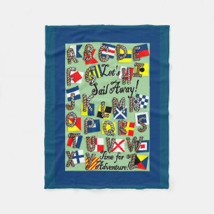 Manta Polar Alfabeto de bandera náutica
