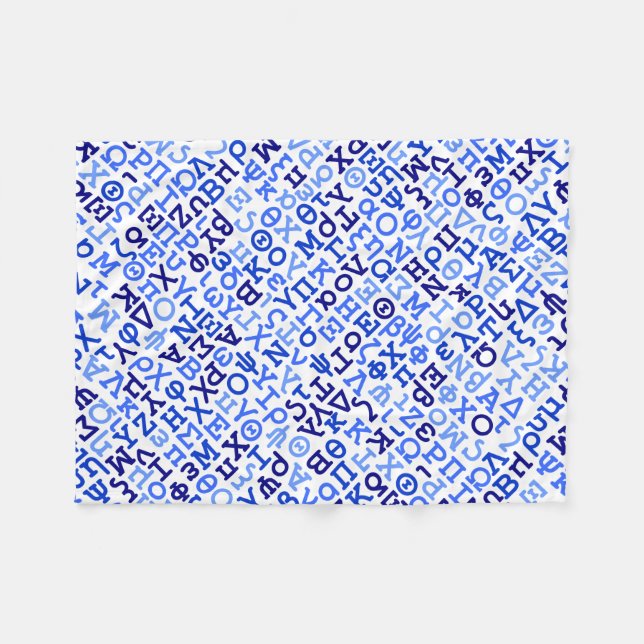 Manta Polar Alfabeto griego (Frente (Horizontal))