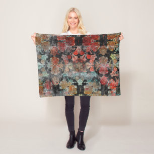 Manta Polar Alfombra de lana antigua hecha a mano de la época 