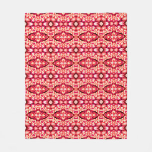 Manta Polar Alfombra persa roja sin costura. Resumen de textur