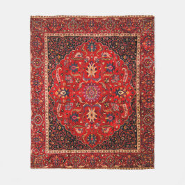 Manta Polar Alfombra roja persa de Mashhad