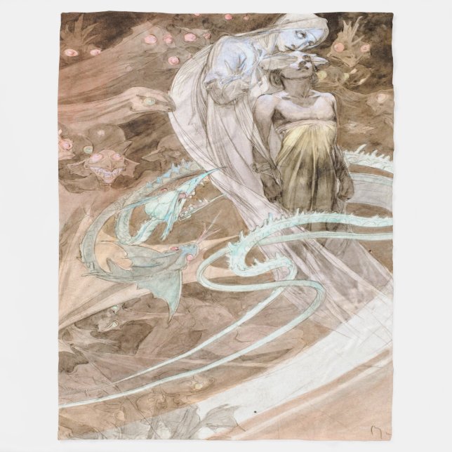 Manta Polar Alfons Mucha 1899 Le Pater (Anverso)