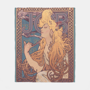 Manta Polar Alfonse Mucha Job Art Nouveau
