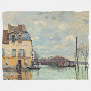 Manta Polar Alfred Sisley - Inundación en Port-Marly 1872