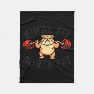 Manta Polar Algo En Forma Un Poco Gordo Perro De Gimnasio Dive