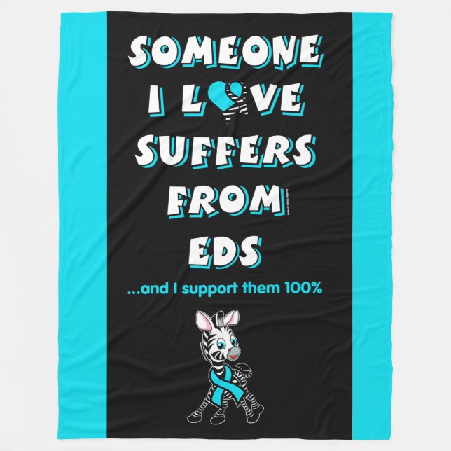 Manta Polar Alguien a quien amo... EDS Fleece Blanket (Anverso)