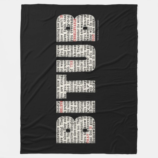 Manta Polar Alguien (BITUB) (Anverso)