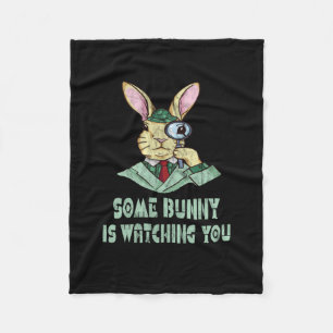 Manta Polar Algunos Bunny te observan Easter Bunny