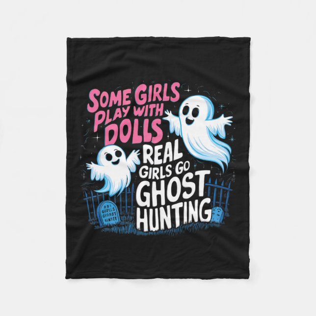 Manta Polar Algunos Chicas Juegan Con Muñecas Los Chicas De Ve (Anverso)