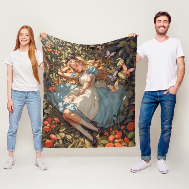 Manta Polar Alicia clásica soñando con la tierra de las maravi (In situ)